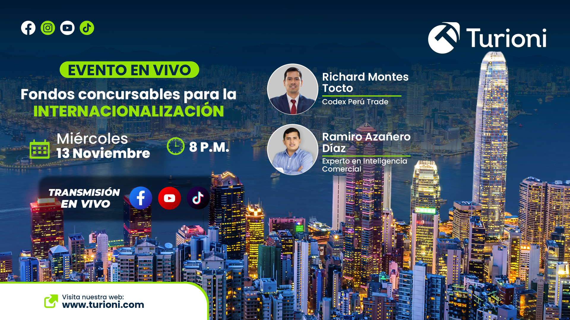 Fondos concursables para la internacionalización